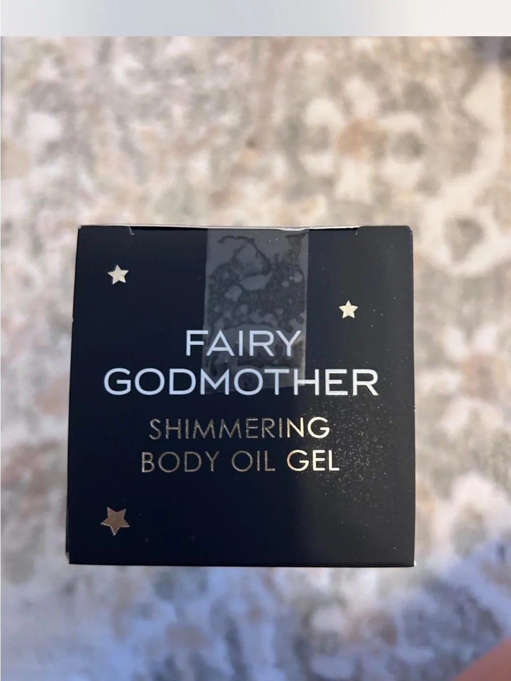 Sunday Riley Fairy Godmother Shimmering Body Oil Gel - Blue and Gold Accents